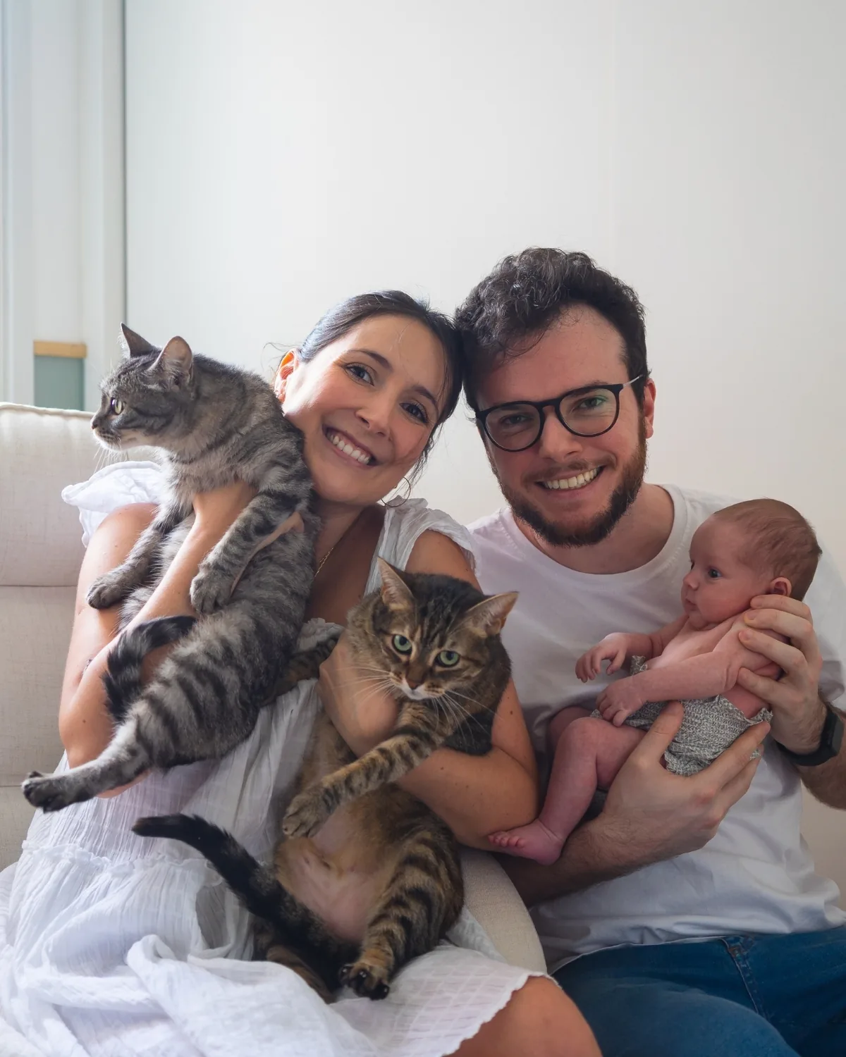 Vinícius com a família